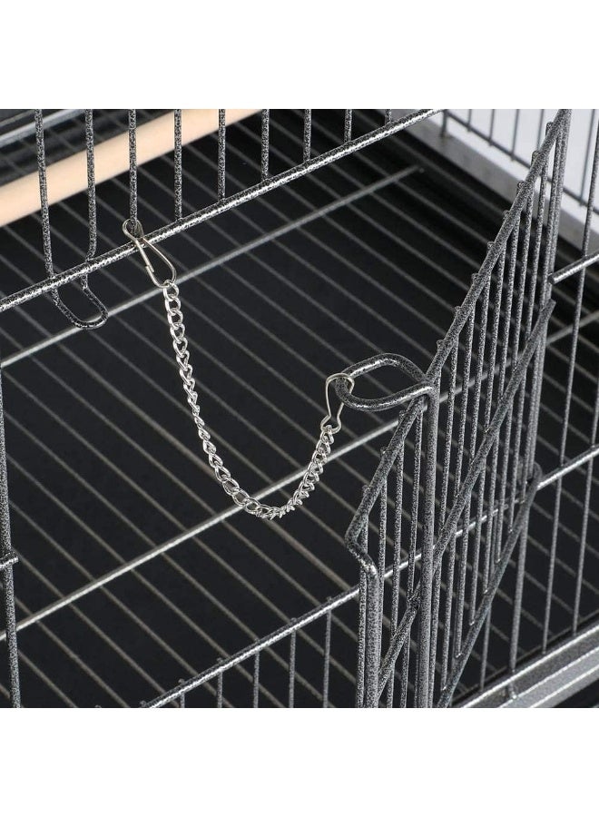 Egardenkart 132Cm Wrought Iron Standing Large Flight King Bird Cage For Cockatiels African Grey Quaker Amazon Sun Parakeets Green Cheek Conures Pigeons Parrot Bird Cage Birdcage With Stand Large  - Image 4