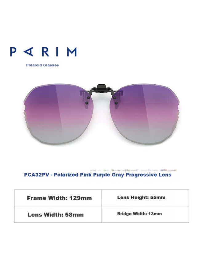 Parim Myopia Sungl Clip-on For Women Ultra-light Polarized Driving Clip-on Sungl Uv Protection - Image 2