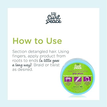 Just for Me جل تثبيت تجعيد الشعر "Just for Me" - يقلل من التجاعيد ويحتوي على زيت بذور الكتان وزيت الأفوكادو وزيت الخروع الأسود - يغذي ويقوي الشعر 55 أونصة - Image 4