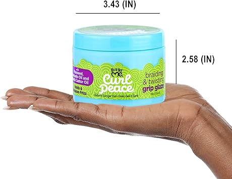 Just for Me جل تثبيت تجعيد الشعر "Just for Me" - يقلل من التجاعيد ويحتوي على زيت بذور الكتان وزيت الأفوكادو وزيت الخروع الأسود - يغذي ويقوي الشعر 55 أونصة - Image 5