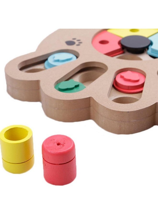 Emily Pets Pet Puzzle Toy Dog Toy Puppy Treats Dispenser Toy Slow Feeding, Intelligence Educational Game For Dogs Interactive Hide And Hide Interactive Game For Dogs And Cats - Image 5