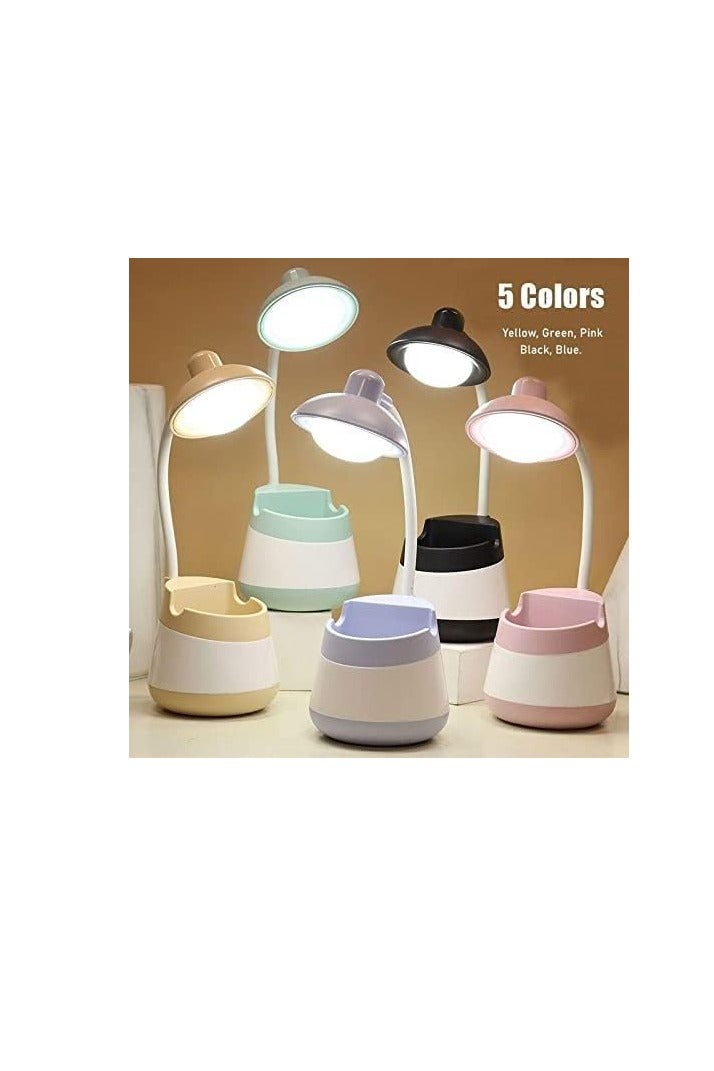 اباجوره مكتب بذراع مرن، قابل للتعديل بزاوية 360 درجة لأجهزة الكمبيوتر والدراسة (متعدد الالوان ) - Image 3