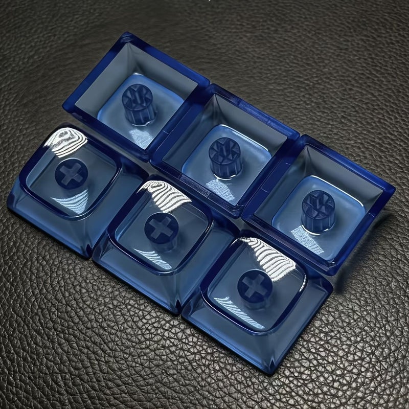 12 Transparent XDA Profile PC Keycaps DIY For Cross Axis Magnetic Switch Mechanical Keyboards - Image 3