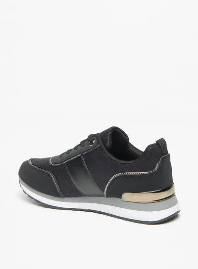 فلورا بيلا من شو إكسبرس Women's Textured Lace-Up Sneakers