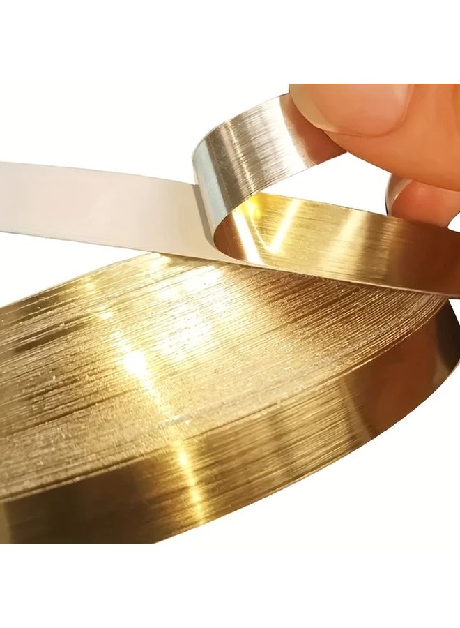 Golden Self Adhesive Tile Sticker Tape Waterproof Wall Gap Sealing Strip 1cm - Image 4