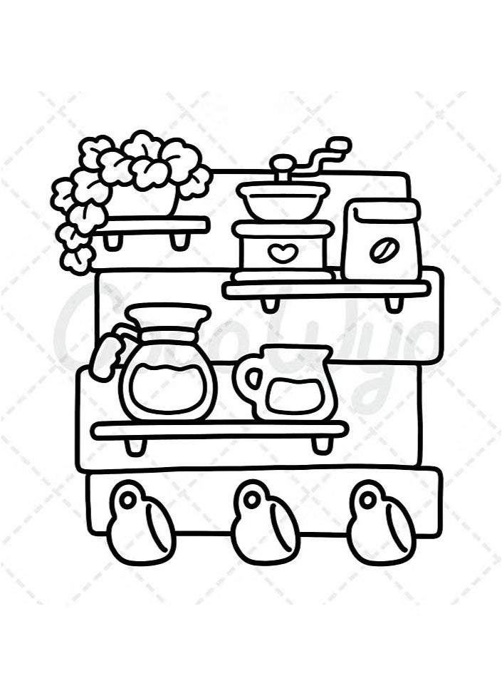 عام كتاب تلوين لتخفيف التوتر للكبار والأطفال: تصميمات جريئة وسهلة مع مناظر طبيعية، أزهار، وحيوانات | رسومات كبيرة بسيطة، مواضيع لطيفة لعلاج القلق بالفن (سلسلة بولد آند إيزي) - Image 2