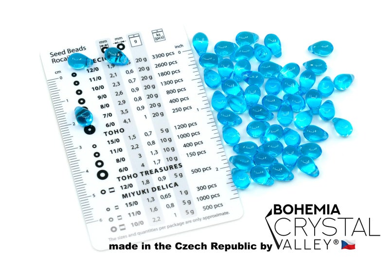 Bohemia Crystal Valley 2.1oz (60 g) Mix of Unique Czech Bohemia Glass Pressed Beads, Rocailles, Aztec Pale Gold Crystal, Matte and Glossy, Hand Made BCV - Image 5