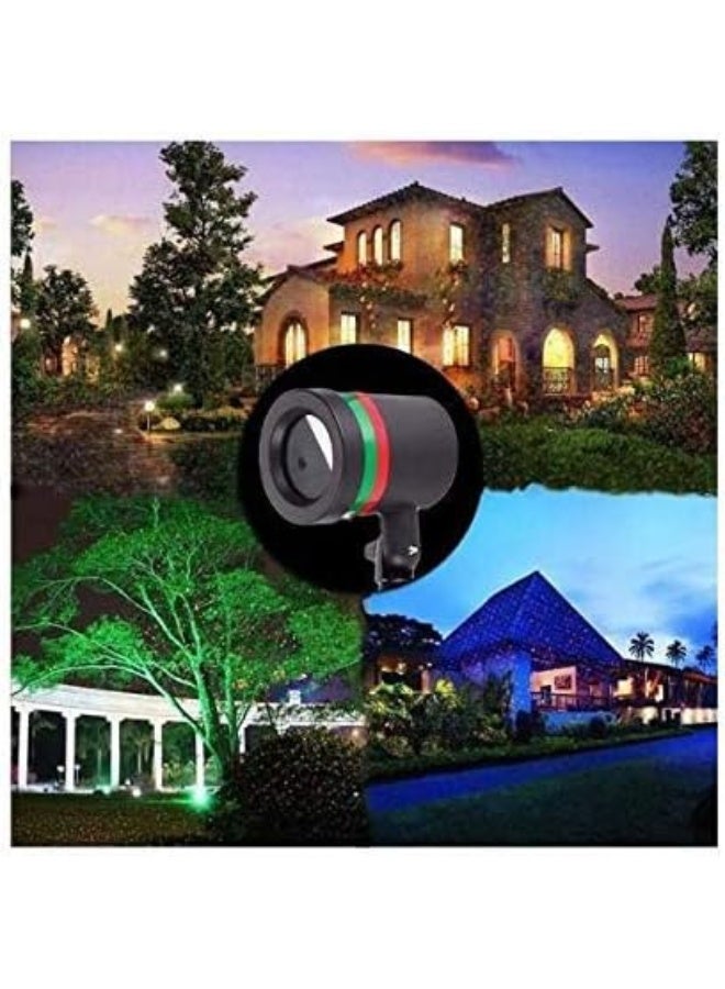 Outdoor Christmas Laser Projector Sky Star Stage Spotlight Showers Landscape Garden Lawn Light DJ Disco Lights RG Decorations - Image 2