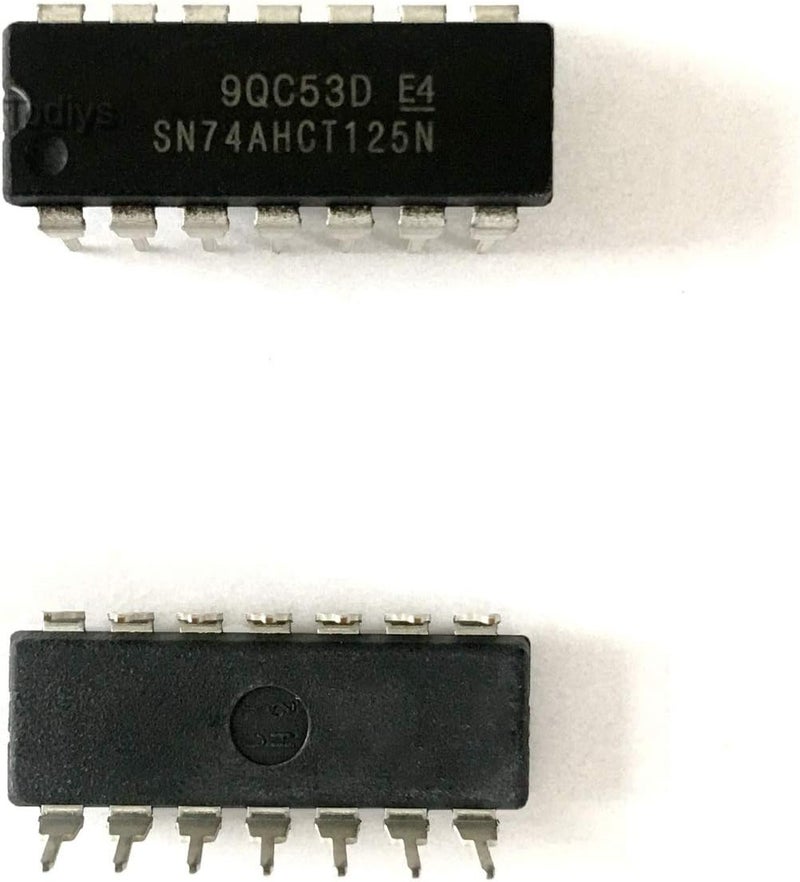 Todiys New 10Pcs for 74AHCT125 SN74AHCT125N MC74ACT125N MC74ACT125NG MM74ACT125N DIP-14 Quad Bus Buffer Gates IC SN74AHCT125
