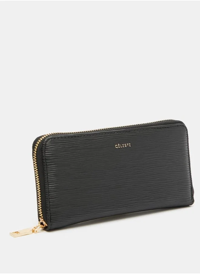 سيليست Women Textured Zip Around Wallet