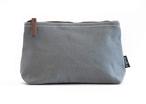 maika Women's Cosmetics Pouch, Waxed Ash - Image 1