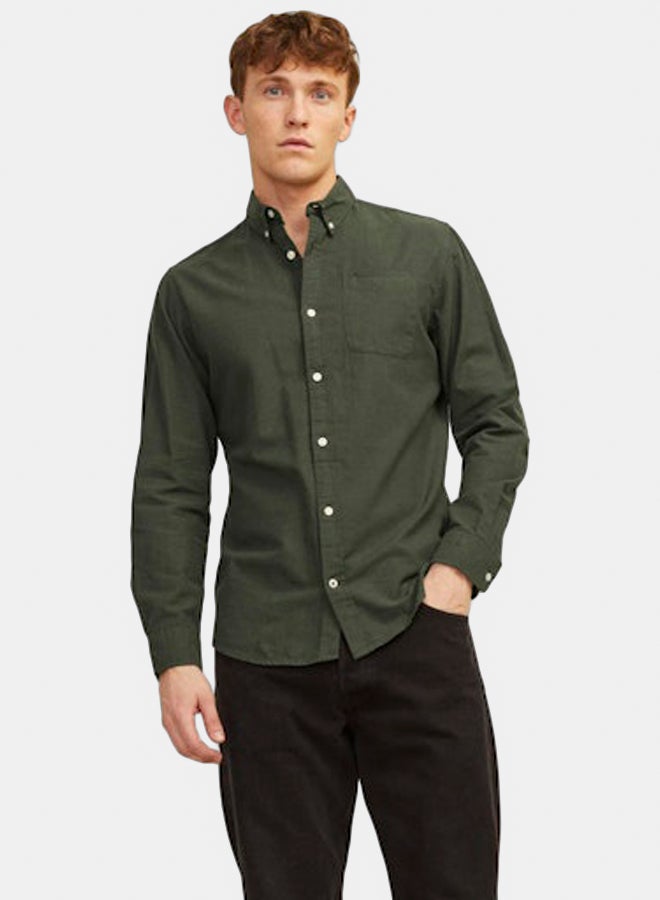 JACK & JONES JACK & JONES Mens Oxford Longsleeve Shirt  - Image 4