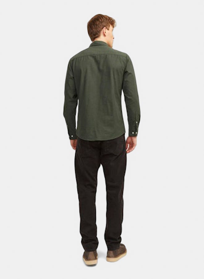 JACK & JONES JACK & JONES Mens Oxford Longsleeve Shirt  - Image 5