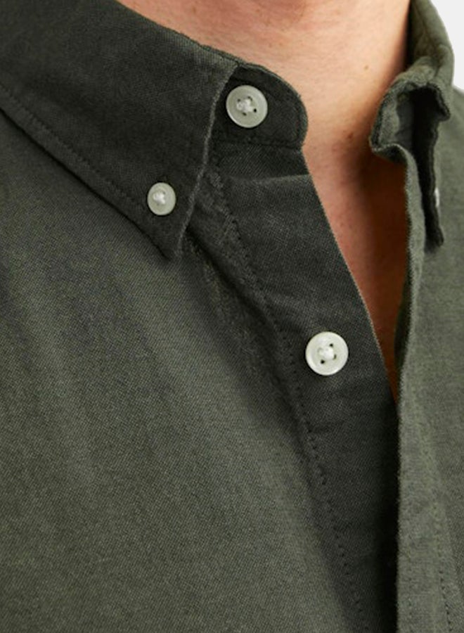 JACK & JONES JACK & JONES Mens Oxford Longsleeve Shirt  - Image 2