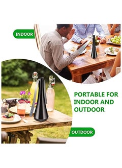 Y&D Fly Repellent Fan for Flies  Tables Indoor Outdoor Meal Portable Fan Food Protector Lightweight Soft Touch Blades Tabletop Dinner Party BBQ  - Image 4