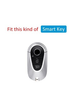 OUYoo OUYoo Car Key Case for Mercedes Benz, Key Case Cover for Mercedes Benz C S Class W206 W223 2020UP, Key Case Protective Accessory,Bring a key chain.  - Image 2
