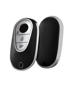 OUYoo OUYoo Car Key Case for Mercedes Benz, Key Case Cover for Mercedes Benz C S Class W206 W223 2020UP, Key Case Protective Accessory,Bring a key chain.  - Image 5