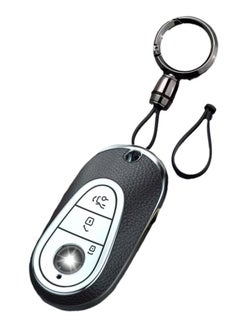 OUYoo OUYoo Car Key Case for Mercedes Benz, Key Case Cover for Mercedes Benz C S Class W206 W223 2020UP, Key Case Protective Accessory,Bring a key chain.  - Image 1