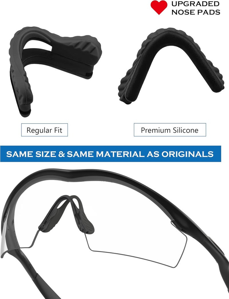 Highprecisionoptics Replacement Nosepieces Nose Pads for Oakley M Frame Series Sunglass - Options - Image 2