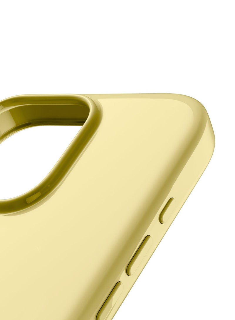 Wtech Apple iPhone 16 Pro Max 5G 2025 Super Slim, Skinny Seam Like Hard Shell PC Magsafe, Rised Lips Corner Protection Case Cover (MCMPMN) - Pastel Yellow - Image 5