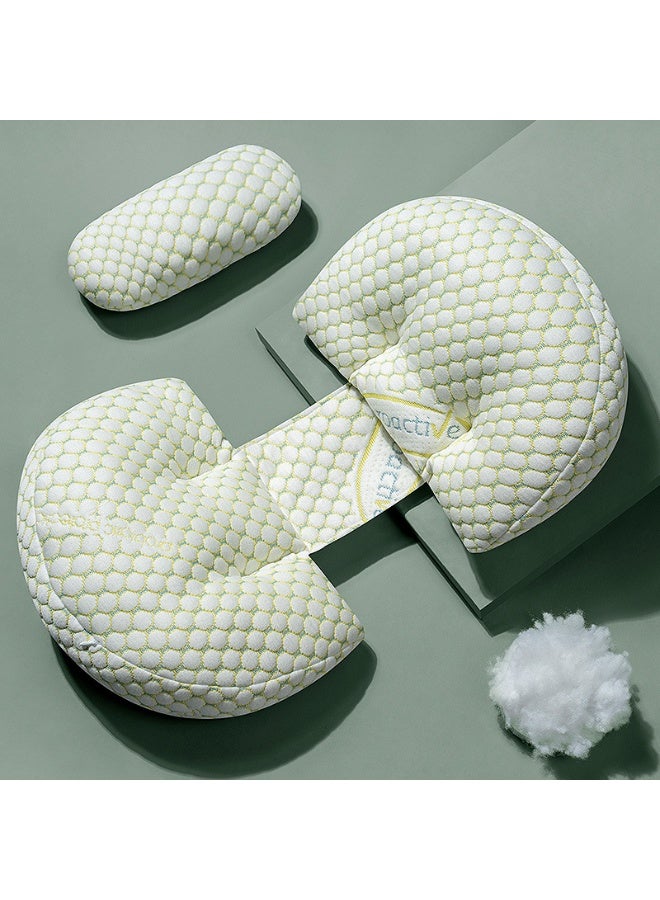 HOMESTAR Pregnancy Pillows for Sleeping, Maternity Pillow for Pregnant Women, Support Pregnancy Pillows, Feeding Baby Side Sleeping Pillow, Adjustable, for Support Back Belly Green - Image 1
