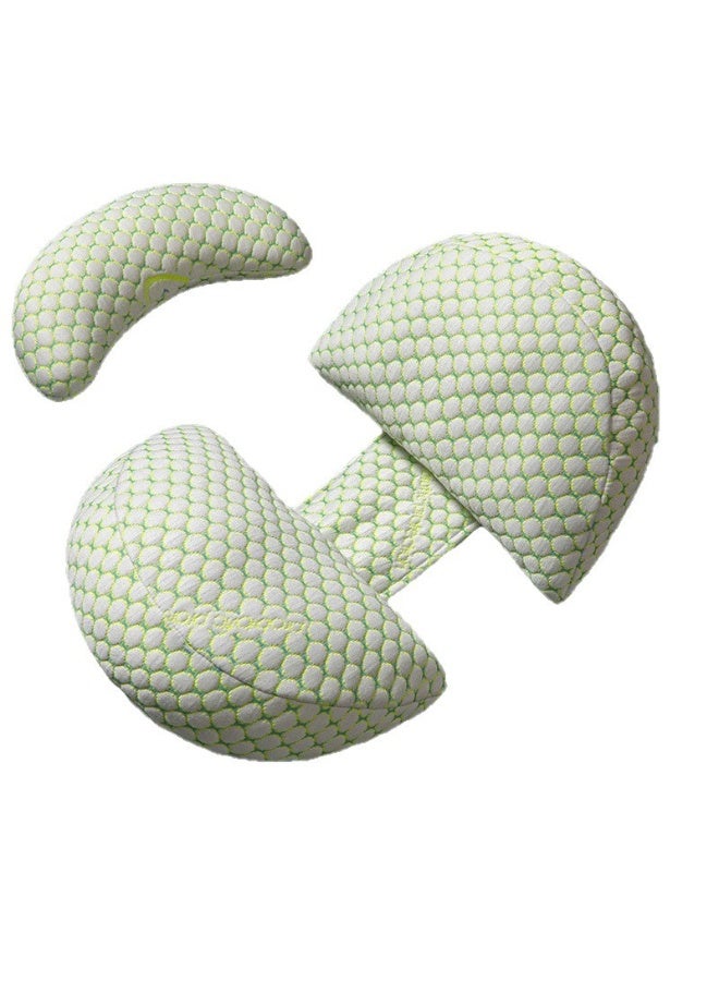 HOMESTAR Pregnancy Pillows for Sleeping, Maternity Pillow for Pregnant Women, Support Pregnancy Pillows, Feeding Baby Side Sleeping Pillow, Adjustable, for Support Back Belly Green - Image 2