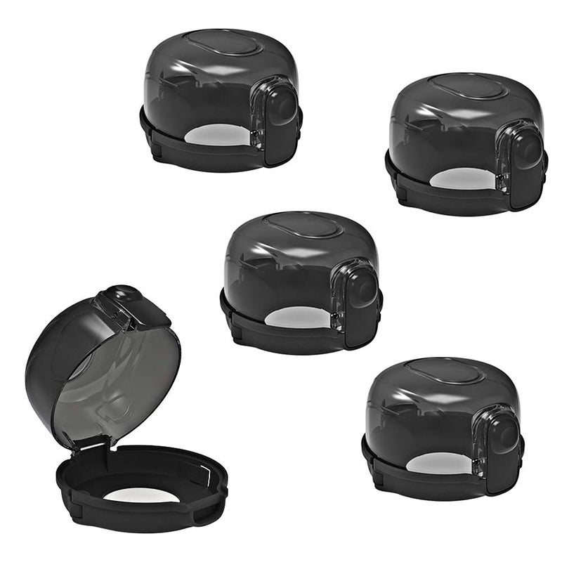 Cypropid Kitchen Stove Knob Covers, Baby Safety Gas Stove Knob Covers, Protection Locks for Child Proofing - 5 Pack - Image 1