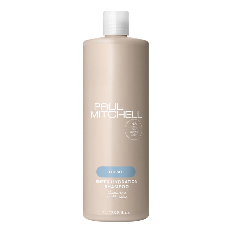 Paul Mitchell Sheer Hydration Shampoo, Moistures + Adds Shine, For Dry Hair, 33.8 fl. oz - Image 1