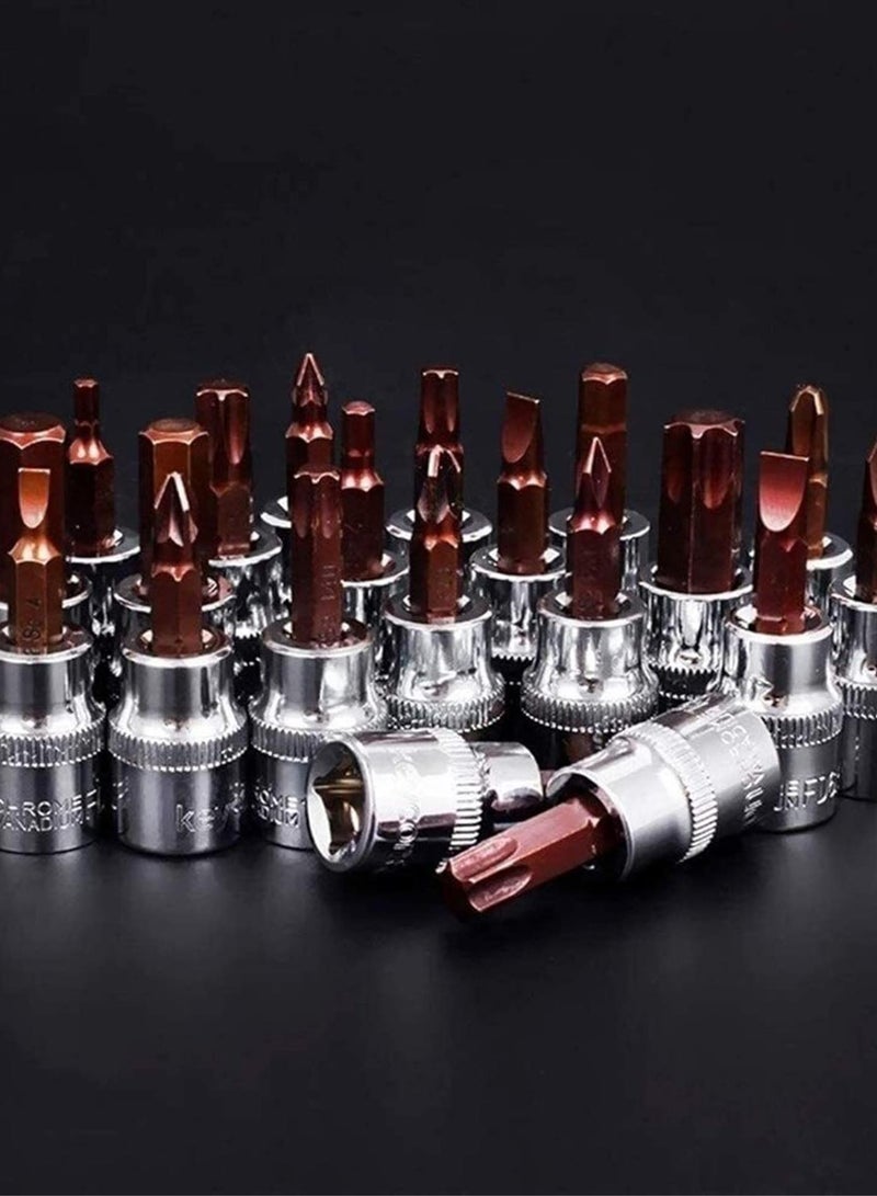 GGOOT Home 120pcs Socket Set Car Repair Tool Auto Hand Tool Kit Ratchet Set Torque Wrench Chrome Vanadium Steel Auto Tools Hardware Tool Kits Tools  - Image 3
