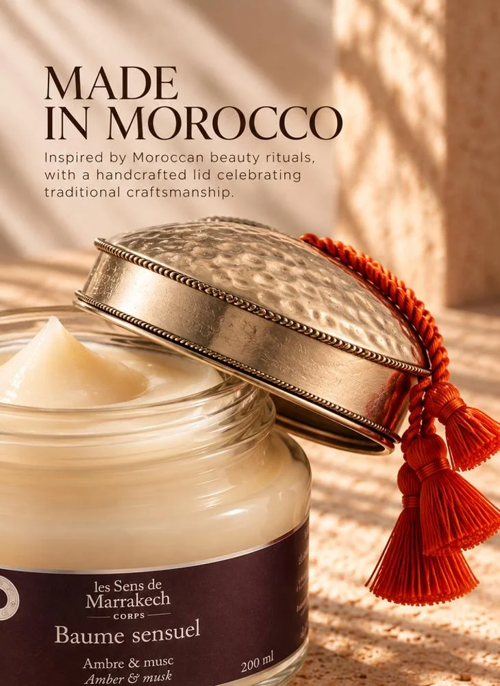 Les Sens De Marrakech  Sensual Balm Amber & Musk 200 ml  | Best Price UAE