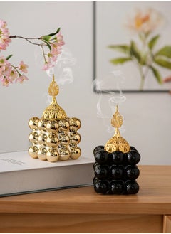 ShebSheb Ceramic Bakhoor Incense Burner,Incense Holders 7.3x7.3x14.5 cm  - Image 5