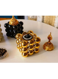 ShebSheb Ceramic Bakhoor Incense Burner,Incense Holders 7.3x7.3x14.5 cm  - Image 4