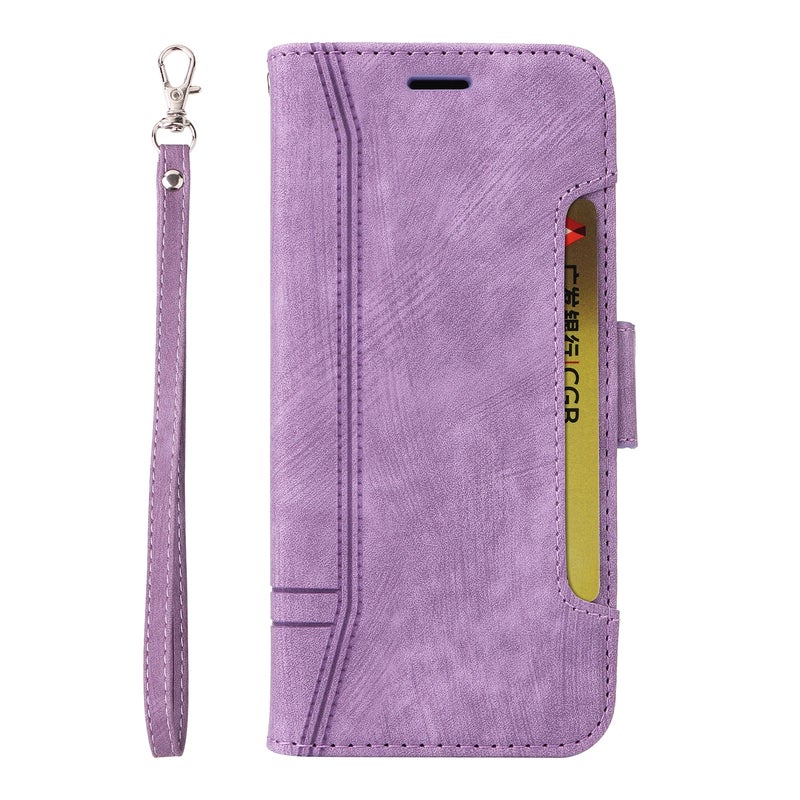 BURAQ Case Cover For vivo Y75 4G / V23e 4G/5G BETOPNICE Dual-side Buckle Leather Phone Case(Purple) - Image 2