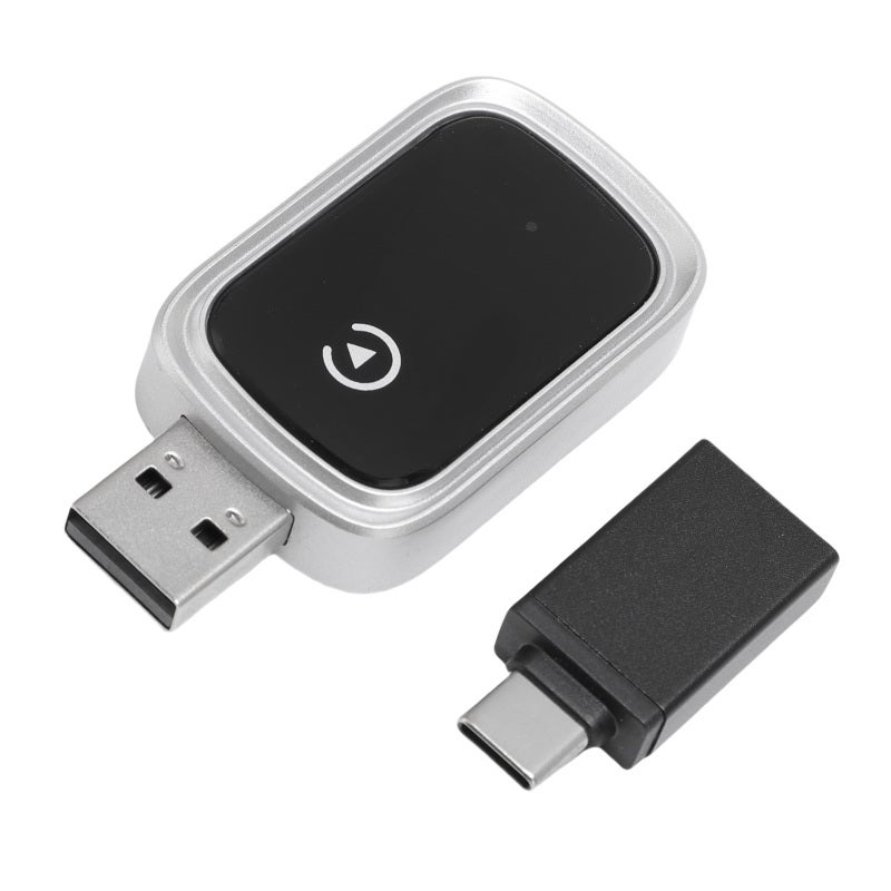 Wireless Car Adapter 5.8GHz WiFi Bluetooth 5.0 Plug And Play - 0 Latency Seamless Connectivity Wired to Wireless Car Converter for Factory CarPlay iOS Phones - Image 1
