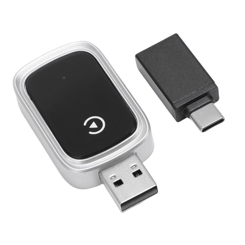 Wireless Car Adapter 5.8GHz WiFi Bluetooth 5.0 Plug And Play - 0 Latency Seamless Connectivity Wired to Wireless Car Converter for Factory CarPlay iOS Phones - Image 2