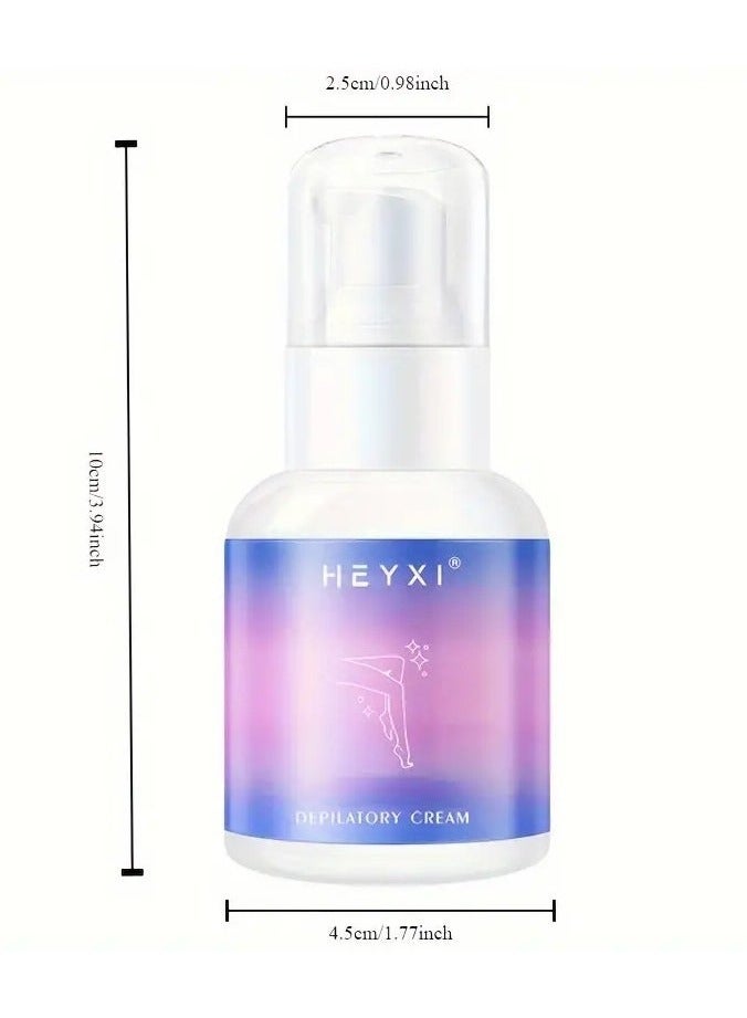 HEYXI Hair Removal Cream: Pain-Free Solution for Armpits, Bikinis, Private Parts & Body - Suitable for Men & Women - Alcohol-Free, All Skin Types - Image 4
