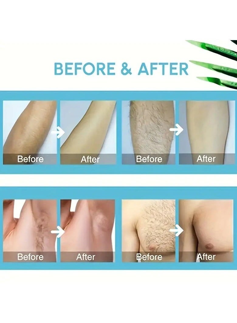 HEYXI Hair Removal Cream: Pain-Free Solution for Armpits, Bikinis, Private Parts & Body - Suitable for Men & Women - Alcohol-Free, All Skin Types - Image 3