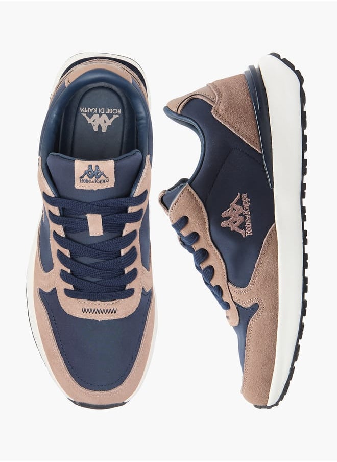 Kappa Men's Logo Detail Lace-Up Sports Shoes  - Image 1