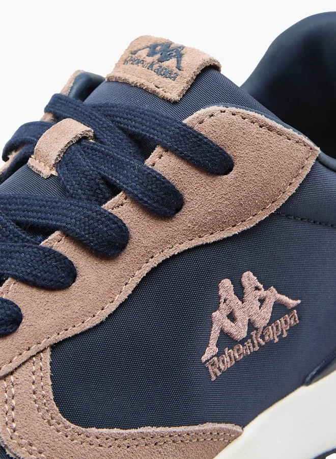 Kappa Men's Logo Detail Lace-Up Sports Shoes
