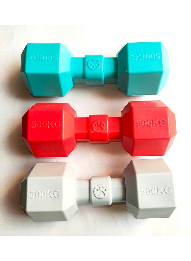 لعبة الدمبل للحيوانات الأليفة من Pups&Pets، مصنوعة لتدوم طويلاً، مصنوعة من مادة Tpr المقاومة للماء، لعبة عائمة للكلاب الأليفة - Image 4