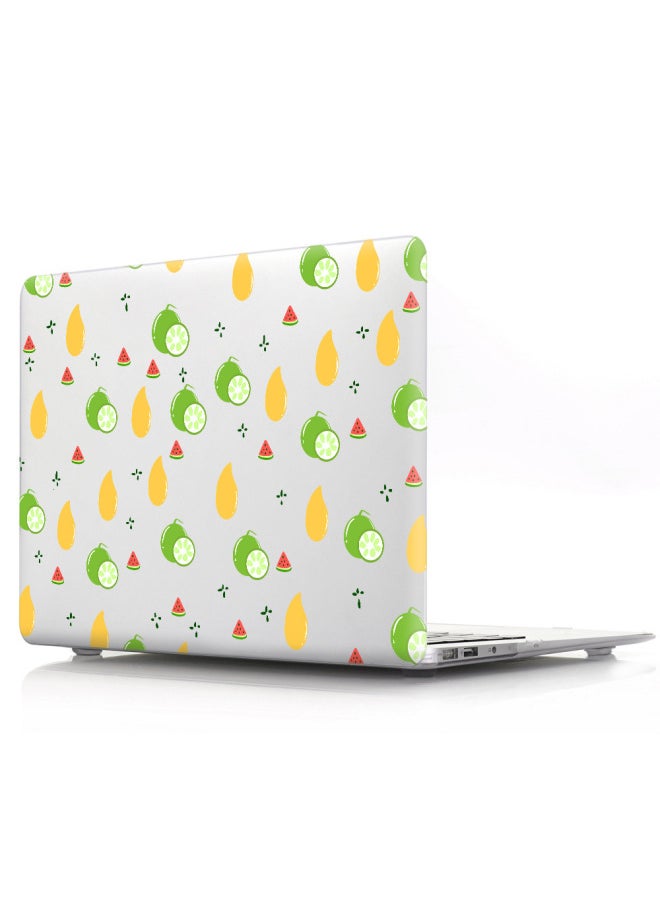 Apple Notebook Protective Case MacBook Protective Case Computer Protective Case A Variety Of Patterns Custom Manufacturers Wholesale-Color:KZ-416 Tropical Fruit-Applicable Model:11air（A1465/1370）
