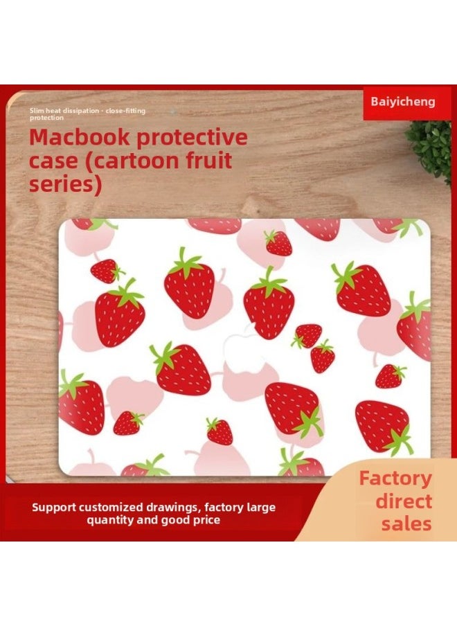 Apple Notebook Protective Case MacBook Protective Case Computer Protective Case A Variety Of Patterns Custom Manufacturers Wholesale-Color:KZ-416 Tropical Fruit-Applicable Model:11air（A1465/1370）
