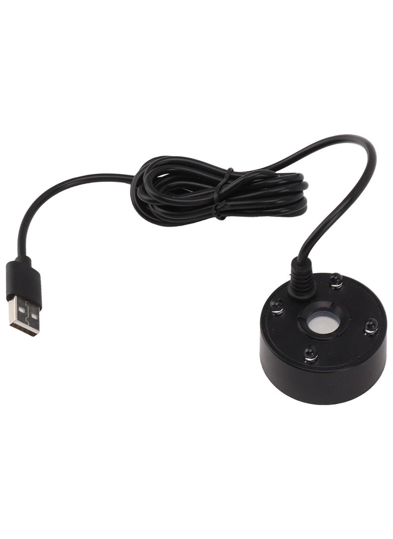 Generic - Mist Maker, USB Mist Maker with RGB LED Lights, Ultrasonic Fogger for Ponds, Wigwams, Fish Tanks, No Heat Eco Friendly Mist Maker, Easy To Operate, 5V (Black) - Image 1