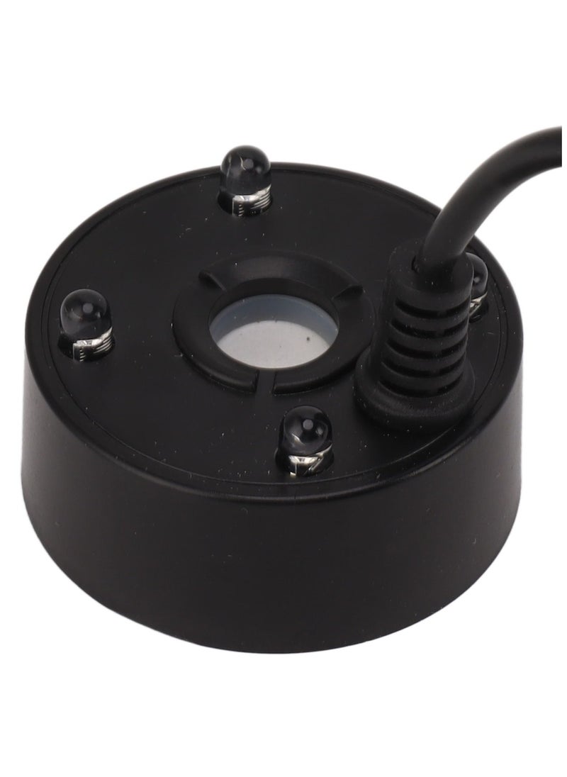 Generic - Mist Maker, USB Mist Maker with RGB LED Lights, Ultrasonic Fogger for Ponds, Wigwams, Fish Tanks, No Heat Eco Friendly Mist Maker, Easy To Operate, 5V (Black) - Image 1