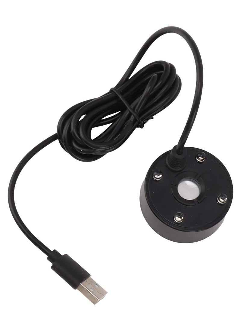 Generic - Mist Maker, USB Mist Maker with RGB LED Lights, Ultrasonic Fogger for Ponds, Wigwams, Fish Tanks, No Heat Eco Friendly Mist Maker, Easy To Operate, 5V (Black) - Image 1