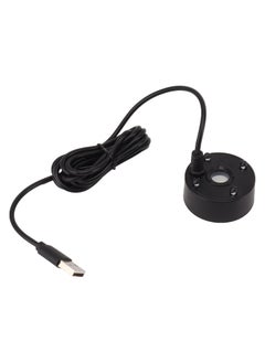 Mist Maker, USB Mist Maker with RGB LED Lights, Ultrasonic Fogger for Ponds, Wigwams, Fish Tanks, No Heat Eco Friendly Mist Maker, Easy To Operate, 5V (Black)