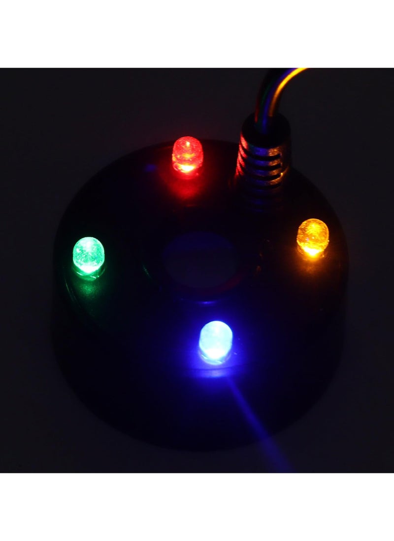 Generic - Mist Maker, USB Mist Maker with RGB LED Lights, Ultrasonic Fogger for Ponds, Wigwams, Fish Tanks, No Heat Eco Friendly Mist Maker, Easy To Operate, 5V (Black) - Image 1