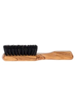 Fendrihan Small Men Hairbrush Pure Boar Bristle With Real Olivewood Handle 6.75 Inches Made In Germany  - Image 3