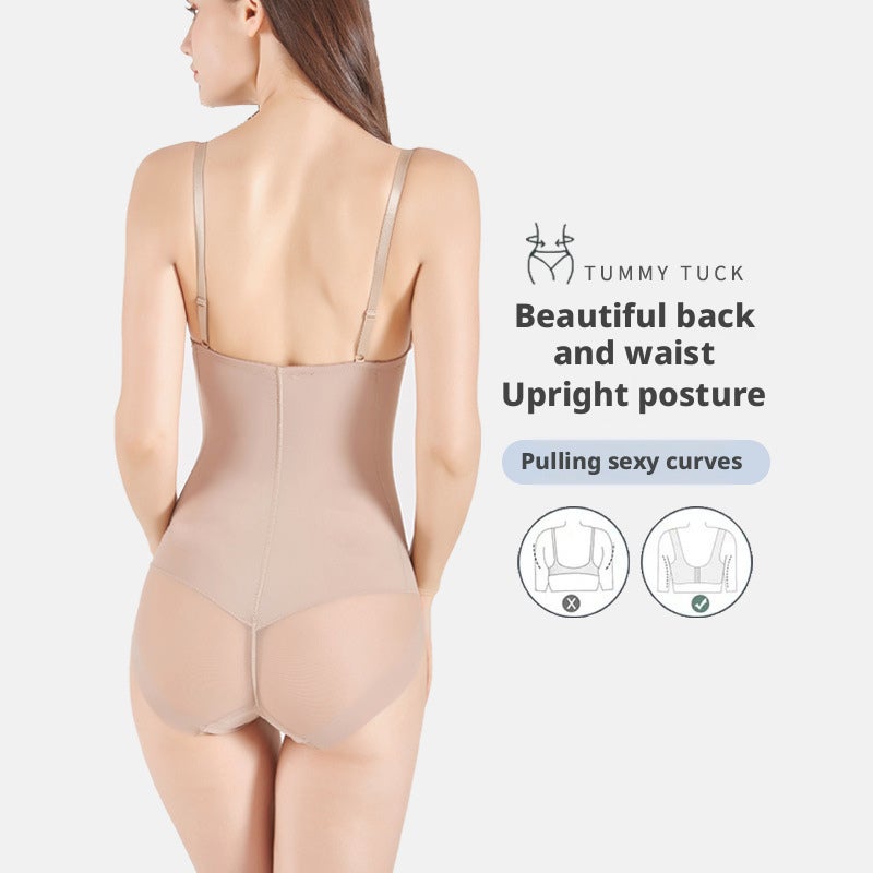 Summer Thin Shapewear Bodysuit Seamless Waist Control Tummy Slimmer - Image 3