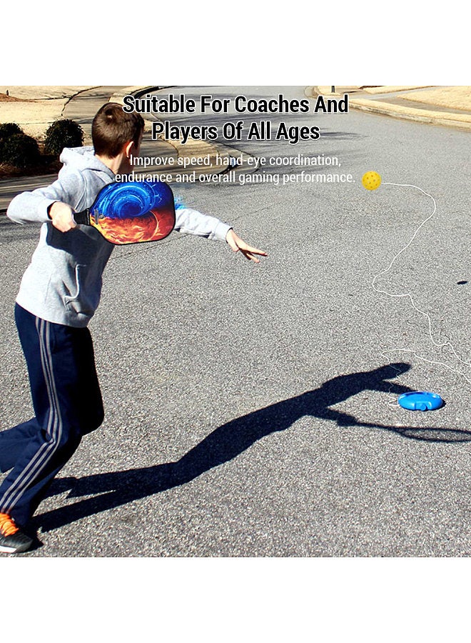 Generic Match Buddy Pickleball Trainer Portable for All Skill Levels Single Player Pickleball Trainer Rebound  - Image 4